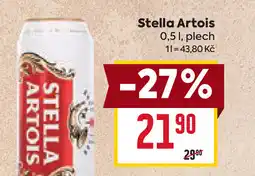 Billa Stella Artois nabídka