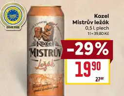 Billa Kozel Mistrův ležák nabídka