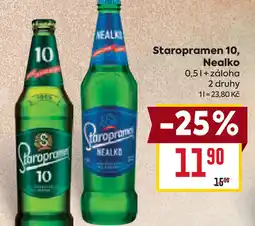 Billa Staropramen 10, Nealko nabídka