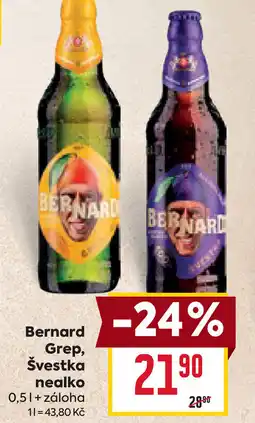 Billa Bernard Grep, Švestka nealko nabídka
