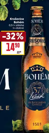 Billa Krušovice Bohém nabídka