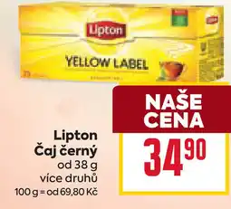 Billa Lipton Čaj černý nabídka
