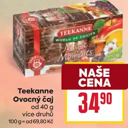 Billa Teekanne Ovocný čaj nabídka