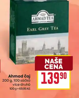 Billa Ahmad čaj nabídka
