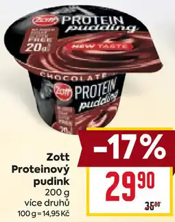 Billa Zott Proteinový pudink nabídka