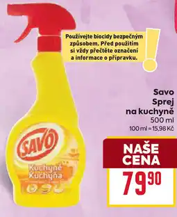 Billa Savo Sprej na kuchyně nabídka