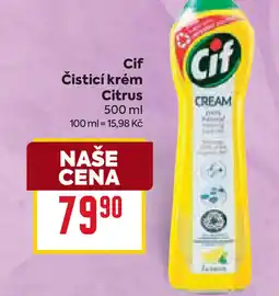 Billa Cif Čisticí krém Citrus nabídka