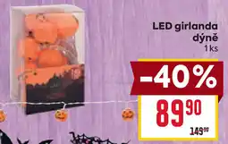 Billa LED girlanda dýně nabídka