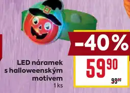 Billa LED náramek s halloweenským motivem nabídka
