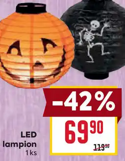 Billa LED lampion nabídka