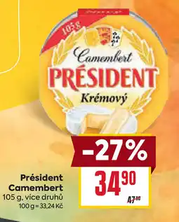 Billa Président Camembert nabídka