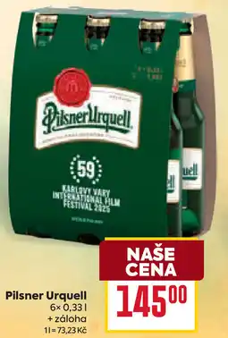 Billa Pilsner Urquell nabídka