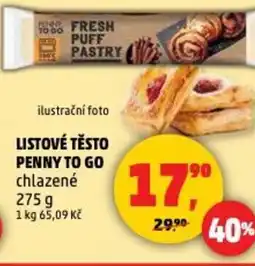 Penny Market Listové těsto penny to go nabídka