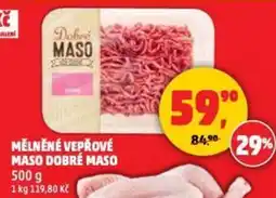 Penny Market Mělněné vepřové maso dobré maso nabídka
