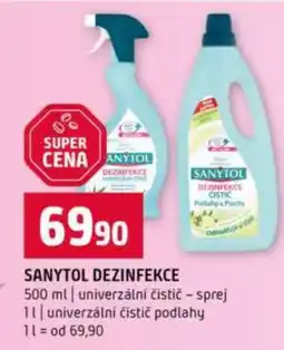 Terno Sanytol dezinfekce nabídka