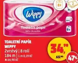 Penny Market Toaletní papír wippy nabídka