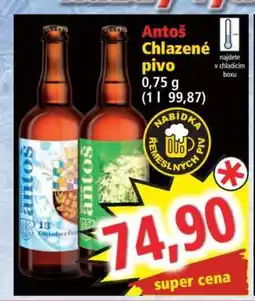 Norma Antoš Chlazené pivo nabídka