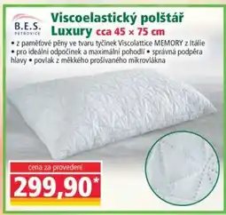 Norma Viscoelastický polštář Luxury cca 45 x 75 cm nabídka