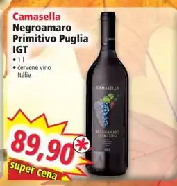 Norma Camasella Negroamaro Primitivo Puglia IGT nabídka