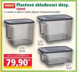 Norma Plastové skladovací dózy, různé nabídka
