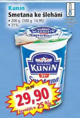 Norma Kunín Smetana ke šlehání nabídka