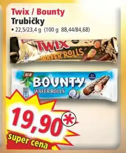 Norma Twix / Bounty Trubičky nabídka