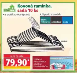Norma Kovová ramínka, sada 10 ks nabídka