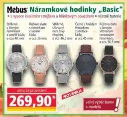 Norma Mebus Náramkové hodinky „Basic“ nabídka