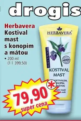 Norma Herbavera Kostival mast s konopím a mátou nabídka