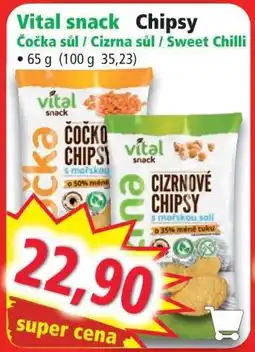Norma Vital snack Chipsy nabídka