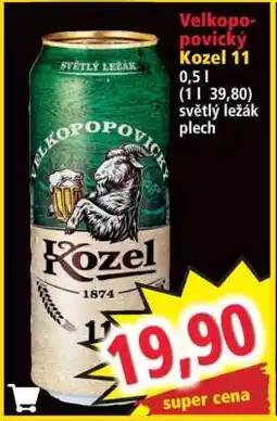 Norma Velkopopovický Kozel 11 nabídka