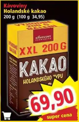Norma Kávoviny Holandské kakao nabídka