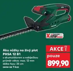 Kaufland Aku nůžky na živý plot PHSA 12 B1 nabídka