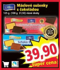 Norma Máslové sušenky s čokoládou nabídka