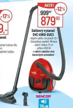 Globus Sáčkový vysavač SVC 45RD-EUE3 nabídka