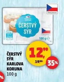 Penny Market Čerstvý sýr karlova koruna nabídka