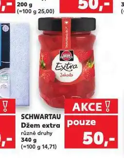 Kaufland Schwartau extra džem nabídka