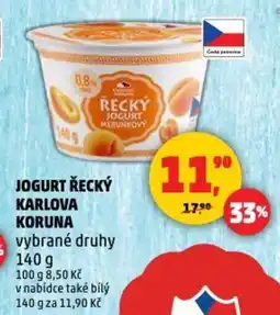 Penny Market Jogurt řecký karlova koruna nabídka
