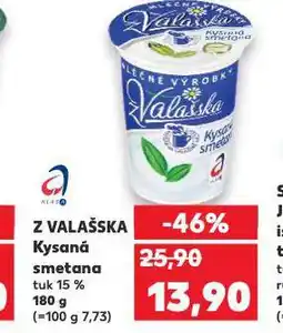 Kaufland Kysaná smetana z valašska nabídka