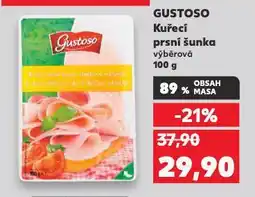 Kaufland Gustoso kuřecí prsní šunka nabídka