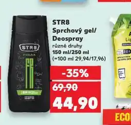 Kaufland Str8 deospray nabídka