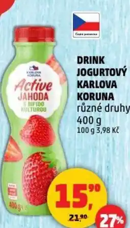 Penny Market Drink jogurtový karlova koruna nabídka