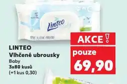 Kaufland Linteo baby dětské vlhčené ubrousky nabídka