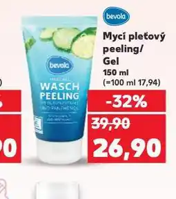 Kaufland Bevola mycí pleťový peeling / gel nabídka