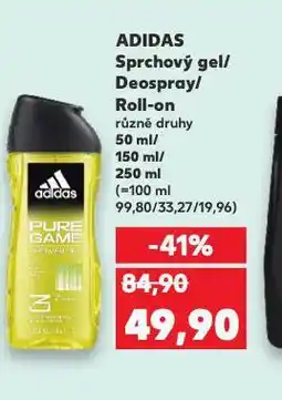 Kaufland Adidas deospray nabídka