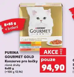 Kaufland Purina gourmet konzerva pro kočky nabídka