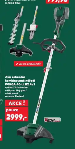 Kaufland Aku zahradní kombinace nářadí nabídka