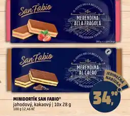 Penny Market Minidortík san fabio* jahodový, kakaový nabídka