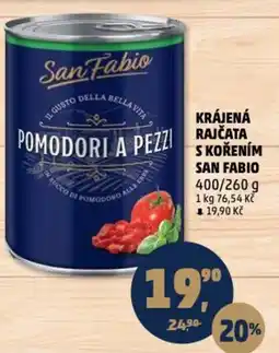 Penny Market Krájená rajčata s kořením san fabio nabídka