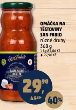 Penny Market Omáčka na těstoviny san fabio nabídka